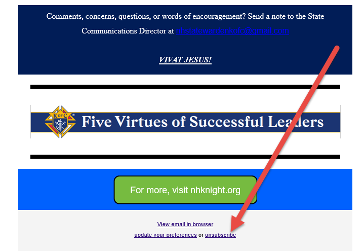 Unsubscribe